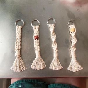 Macrame keychains